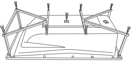 акриловая ванна excellent palace soft waex.pal18.soft 180x80