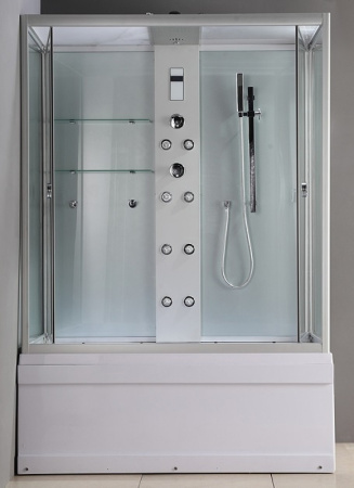 душевой бокс timo lux 148x82 tl-1505 с гидромассажем