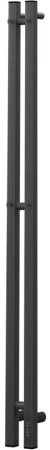 полотенцесушитель point гермес п3 pn13812gb электрический, 8x120 см, графит блеск