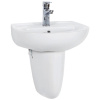 раковина подвесная creavit sedef 45 tp145-00cb00e-0000, белая