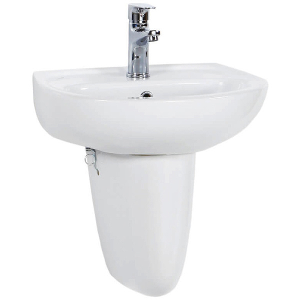 раковина подвесная creavit sedef 45 tp145-00cb00e-0000, белая