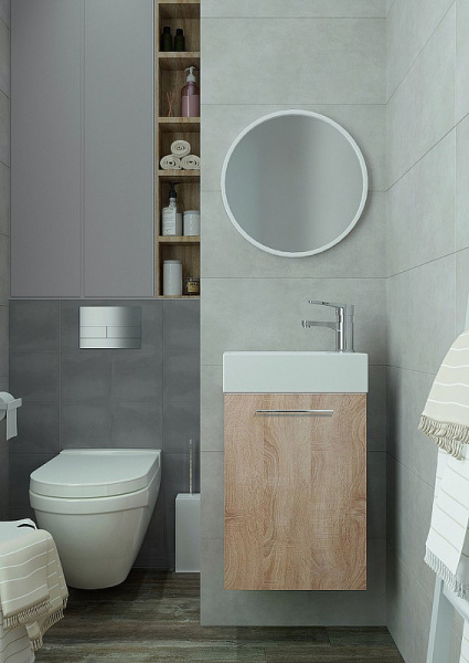 раковина накладная bocchi milano 37 r 1419-001-0126 белая