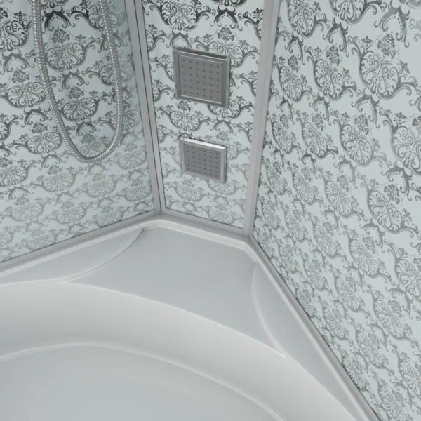 душевая кабина niagara luxe 120x120 ng-7744w с гидромассажем