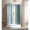 душевая кабина river nara light 80x80x15 мт 10000001686 профиль матовый хром, задняя стенка белая
