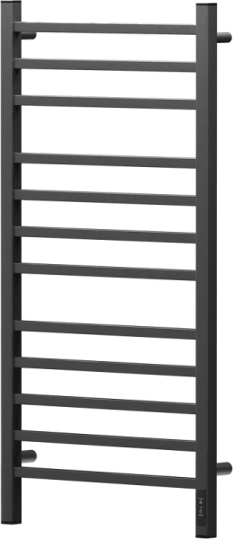 полотенцесушитель point вега pn71850gb электрический, 50x100 см, графит блеск