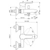 смеситель для ванны ideal standard alpha bc654aa
