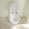 унитаз villeroy&boch avento 5656rs01 подвесной, с сиденьем микролифт, тонкое, белый
