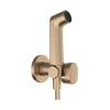 Гигиенический душ Hansgrohe Bidette 1jet S 29232140 со смесителем, бронза