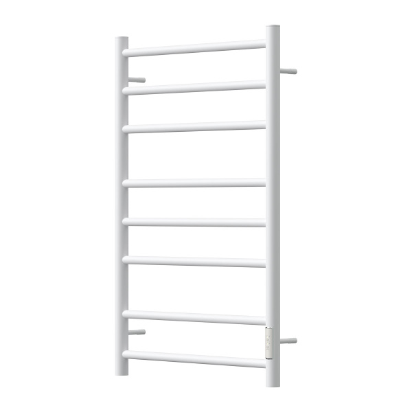 полотенцесушитель point аврора п8 pn10848w электрический, диммер справа, 40x80 см, белый