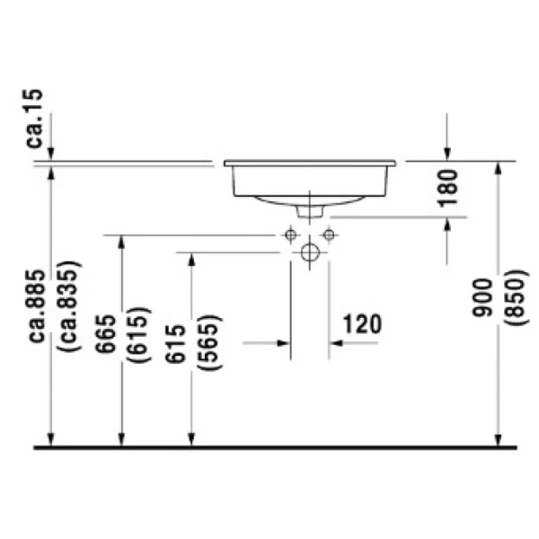 раковина встраиваемая 54.5 см duravit d-code 0337540000 встраиваемая раковина встраиваемая 54.5 см duravit d-code 0337540000 встраиваемая