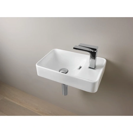 Раковина подвесная 45 см ArtCeram Savon LML003 01;00 27х45 см, белая
