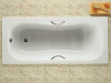 чугунная ванна roca malibu 150x75 2315g000r с отверстиями для ручек с противоскользящим покрытием