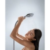 ручной душ hansgrohe raindance select 120 air 3jet ecosmart 9л/мин белый/хром 26521400