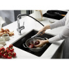 мойка для кухни blanco etagon 500-u 525887 черный, отводная арматура infino®