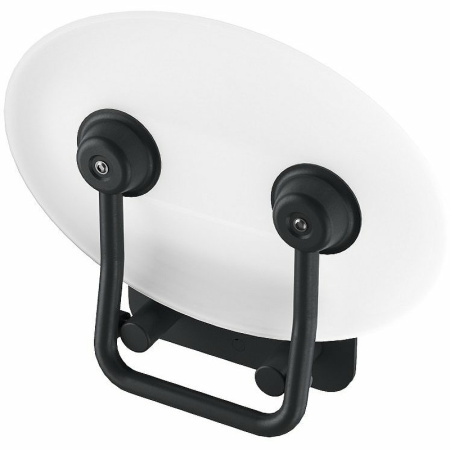 сиденье для душа ravak ovo p ii opal/black b8f0000057 прозрачно-белое черное