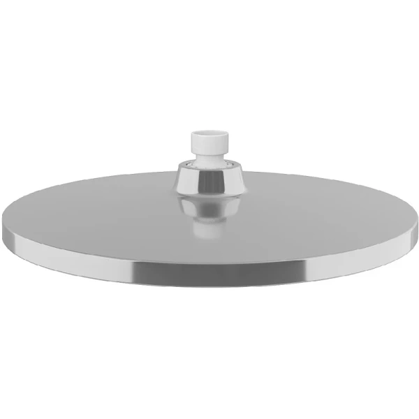 душевая насадка верхняя круглая iddis esper esp25cri64, цвет хром с белым.