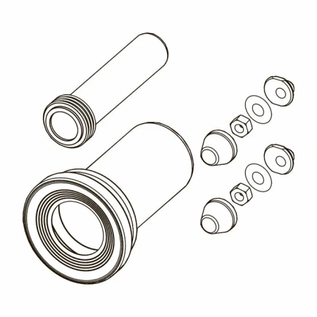 Комплект удлиненного соединения TECEprofil 9820305 40 см, DN 90