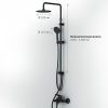 душевая система am.pm x-joy f42885a14 черная
