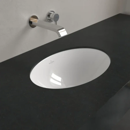раковина villeroy & boch loop & friends 4a530001 встраиваемая снизу, 43х28 см, белая