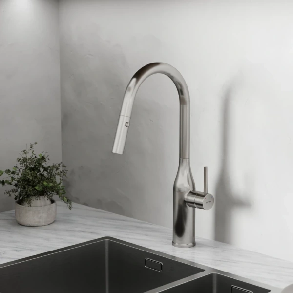 смеситель для кухни sancos grand sc4002bng нержавеющая сталь