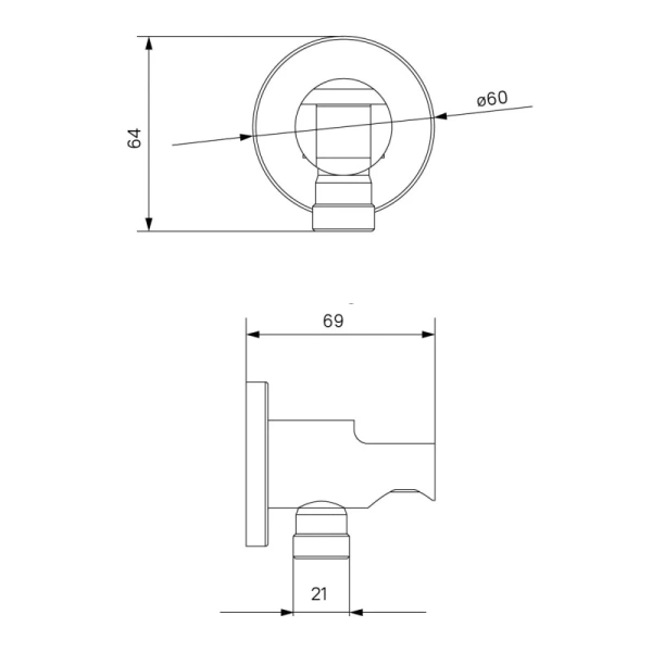 шланговое подключение iddis 003bl01i62 черный