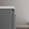 тумба под раковину sancos folk 120 fl120gs подвесная grey soft