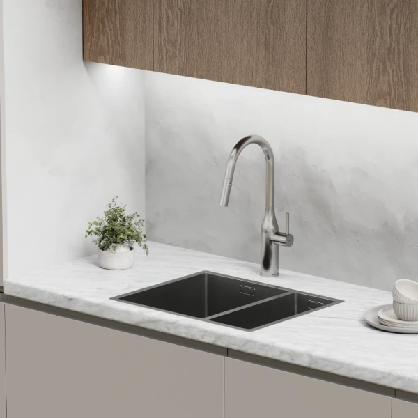 смеситель для кухни sancos grand sc4002bng нержавеющая сталь