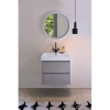 раковина gsi nubes 9687111 подвесная, 70x40 см, bianco lucido (белый глянец)