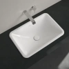 раковина villeroy & boch loop & friends 4a650001 встраиваемая сверху, 60х40.5 см, белая