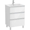 тумба белый глянец 58,5 см roca the gap a857404806