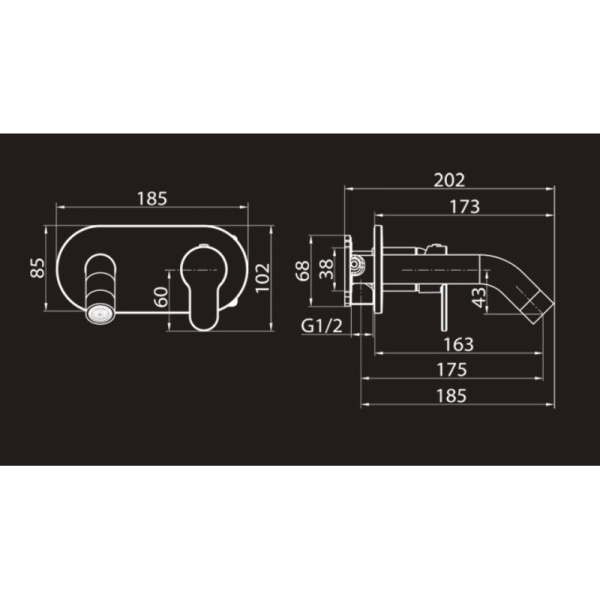 смеситель для раковины elghansa dynamic 14r0783