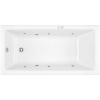 Акриловая ванна Excellent Wave Slim 170x75 "SOFT" цвет хром