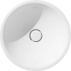 раковина villeroy & boch loop & friends 514401r1 накладная, ø43 см, альпийский белый с покрытием ceramicplus