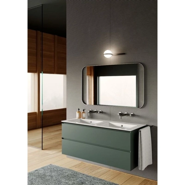 раковина gsi pura 8845111 подвесная, 120x50 см, bianco lucido (белый глянец)