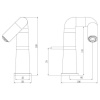 смеситель для раковины haiba hb10813 цвет хром