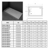 душевой поддон из искусственного камня weltwasser ww trs 10080 stone-bl 100×80 10000004380 черный
