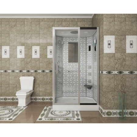 душевая кабина niagara luxe 120x90 ng-7711wr с гидромассажем