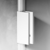 душевая стенка am.pm x-joy w94wi-80-f1-mte, 80 см, со свободным входом, профиль хром матовый, стекло прозрачное