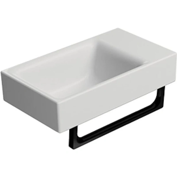 раковина gsi nubes 9636011 подвесная, 40x23 см, bianco lucido (белый глянец)