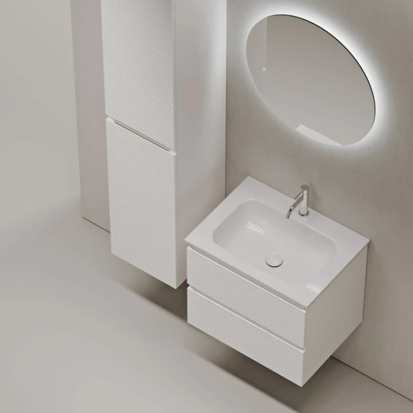 тумба под раковину sancos folk 60 fl60w подвесная bianco