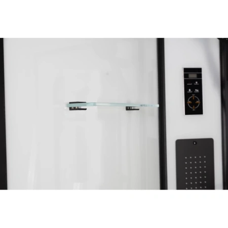 душевая кабина niagara premium 90x90 ng-6901-01gd black с гидромассажем