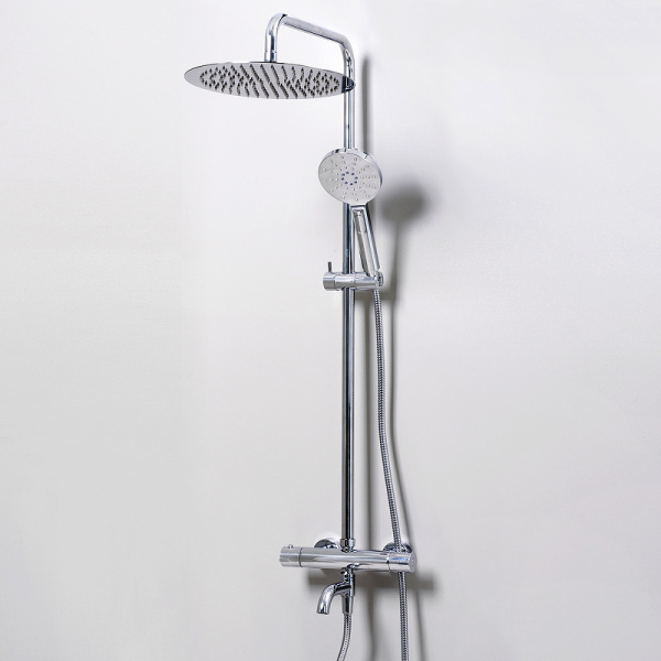 душевая система wasserkraft thermo a18801 с термостатом, цвет хром