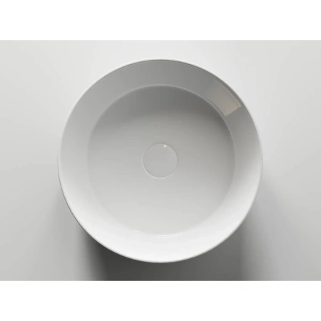 раковина ceramicanova element cn5001 накладная, ø36 см, белая