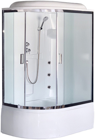 Душевая кабина Royal Bath BK 120x80 RB8120BK2-M-CH-R-EL с гидромассажем