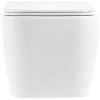 унитаз подвесной безободковый belbagno veneto bb132chr/bb132sc, с сиденьем микролифт, цвет белый.