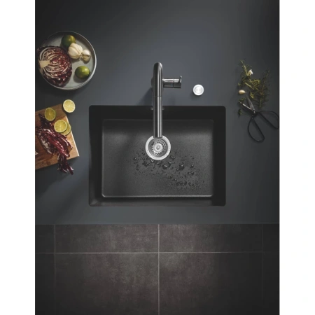 кухонная мойка grohe k700 черный 31655ap0