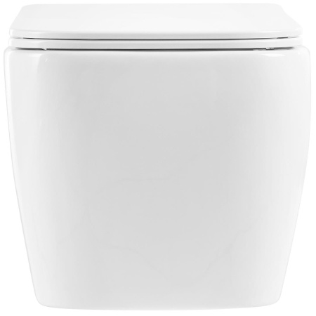 унитаз подвесной безободковый belbagno veneto bb132chr/bb132sc, с сиденьем микролифт, цвет белый.