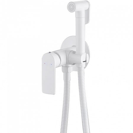 Гигиенический душ со смесителем Abber Weiss Insel AF8025W Белый