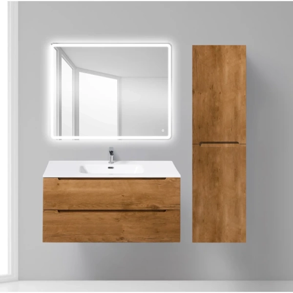 раковина belbagno bb1200etl 121x46 см, полувстраиваемая \ мебельная, цвет белая