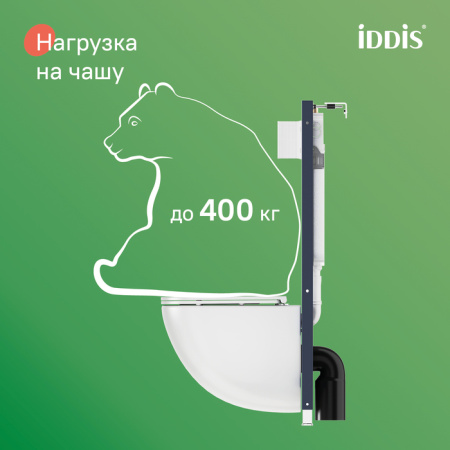 инсталляция рамная для подвесного унитаза iddis profix air pra0000i32 универсальная